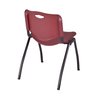 Cain Rectangle Tables > Training Tables > Cain Training Table & Chair Sets, 60 X 24 X 29, Cherry MTRCT6024CH47BY